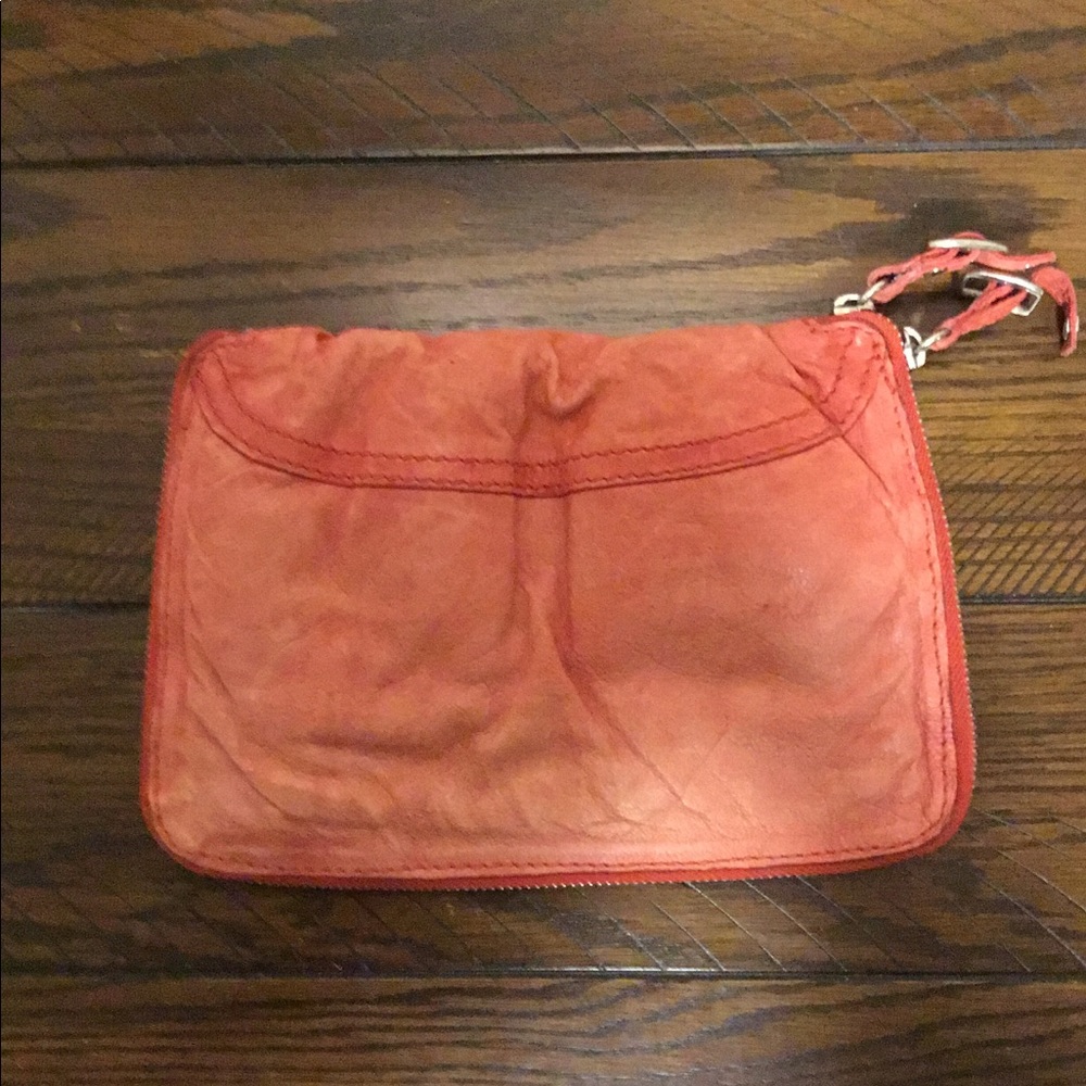 Johnny Was Leather Clutch Wallet New